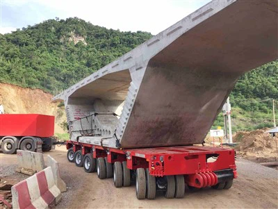 Modulär släpvagn med dragstång